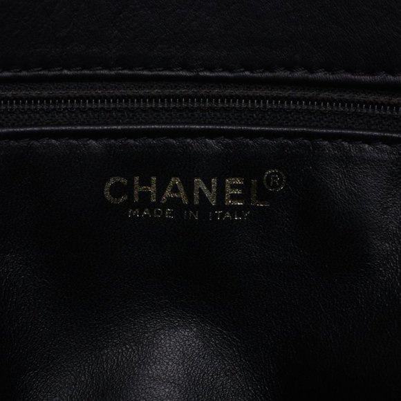 Chanel Chocolate Bar Double Chain Lambskin Black - Picture 8 of 8